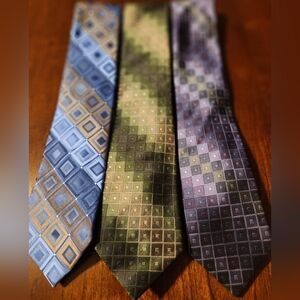 Joseph Abboud Men's Geometric Design Ties Collection